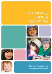 eylf learning early becoming belonging being framework years curriculum childhood outcomes australia cover front pdf quality standards national book childcare