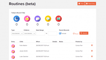 Routines feature - Educa